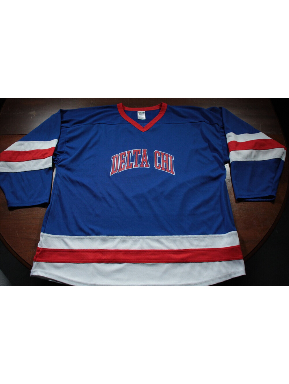 Delta Chi Fraternity Hockey Jersey Gretzky 99 2XL